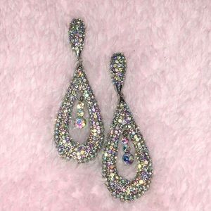 AB Crystal Pageant/Prom Earrings